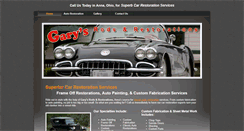 Desktop Screenshot of garysrodsandrestorations.com